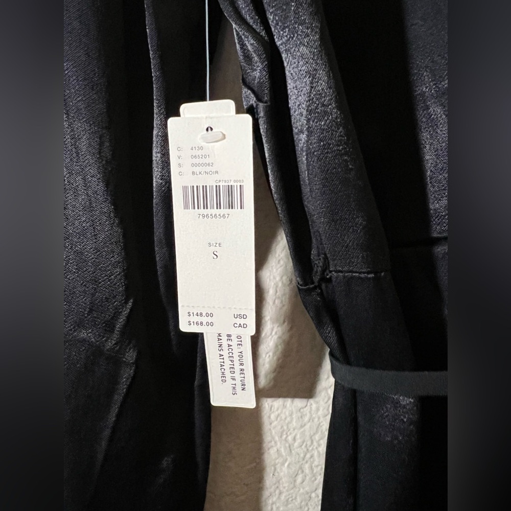 NWT Anthropologie Lace Trimmed Wrap Dress, Size Small - Picture 3 of 10